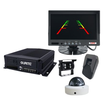 DuriteLive ML1 DVR 3-Cam 1080P Kit with Std Moni No Side Cams