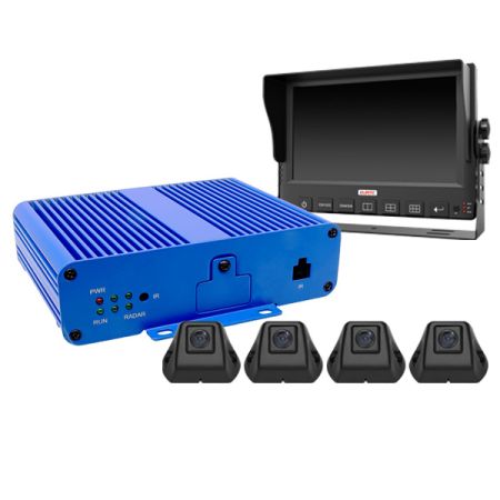 DVR Monitor Kit, 360 2D/3D, 1080P HD 12/24 volt Bx1