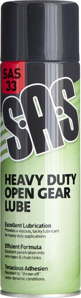 S.A.S Heavy Duty Open Gear Lube 500 ml Aerosols PK6