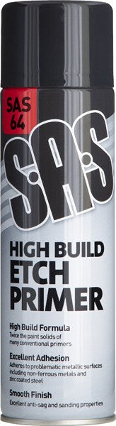 S.A.S High Build Etch Primer 500ml PK6