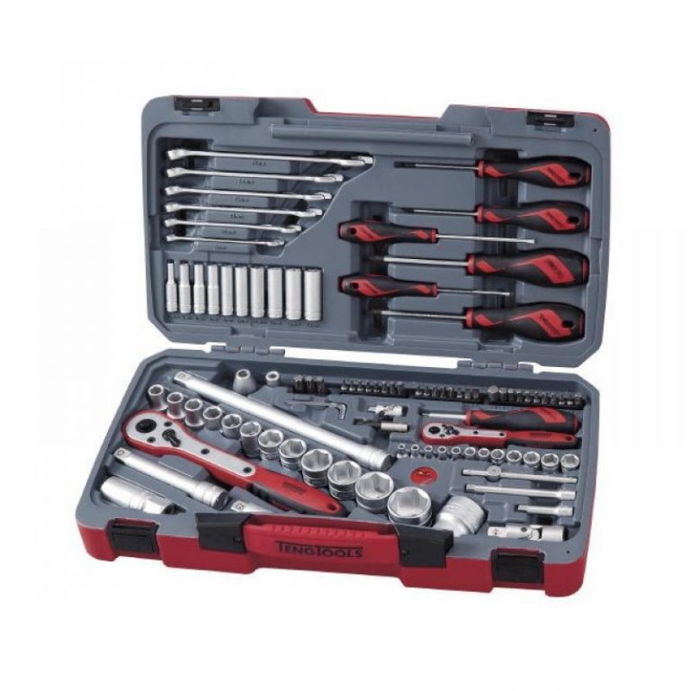 Teng TM095 95 Piece 1/4″ & 1/2″ Drive Socket, Spanner & Screwdriver Set