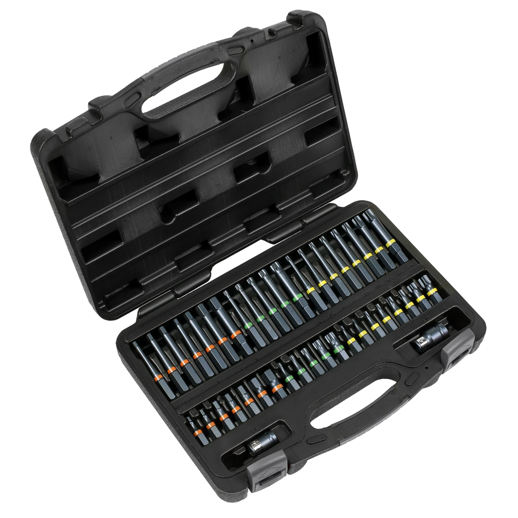 Premier Impact TRX-Star*/Hex/Spline Bit Set 3/8" & 1/2"Sq Drive 42pc