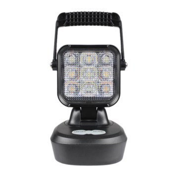 Square LED Work Lamp 255 Lumens with Handle and Magnetic Base
