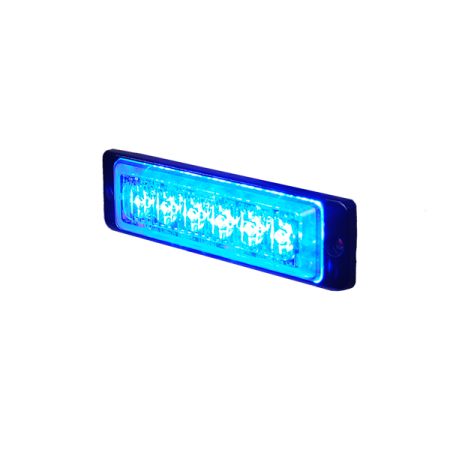 R65 LED Warning Light 6 Blue 12/24volt Bx1