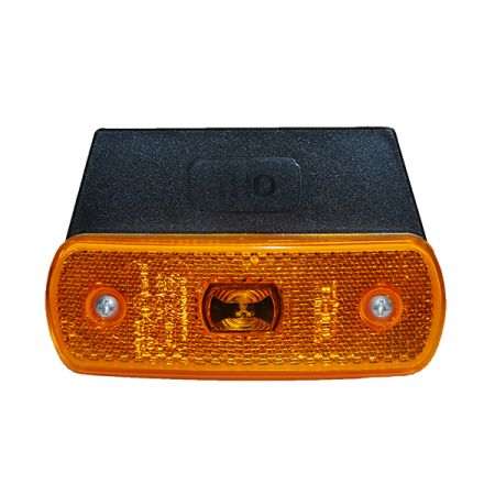 Lamp Marker Amber LED 24v with Reflex Reflector and Bracket Bg1