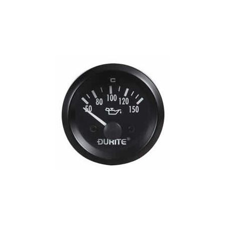 Oil Temperature Gauge with Sender 52mm 12 volt Bx1
