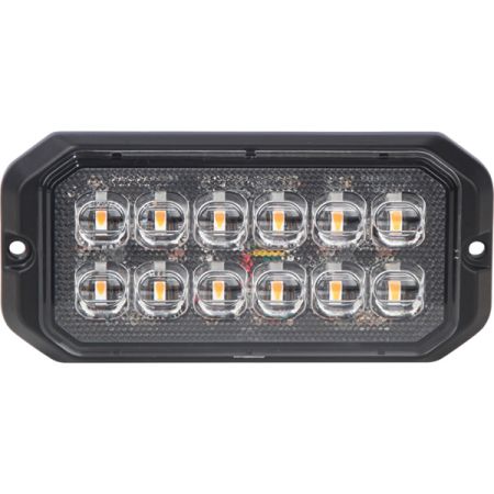 R65 Class 2 LED Warning Light 12 Amber 12/24volt Bx1