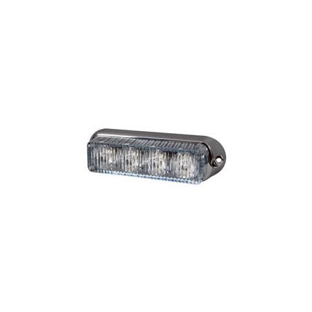 High Intensity LED Warning Light 4 Amber 12/24volt Bx1