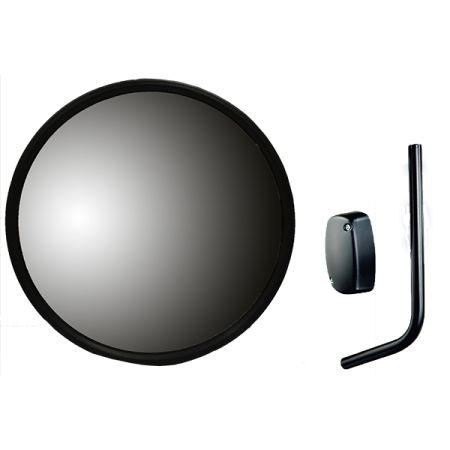 Mirror, Circular, Class VI, Head 255mm c/w 440mm Bracket  Bx1