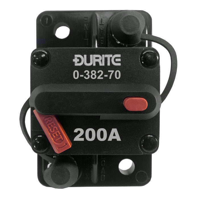 Circuit breaker Flush Mount 12/24 volt 200 amp Bg1