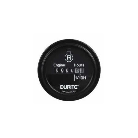 Hour Meter 52mm 10-80 volt Bx1