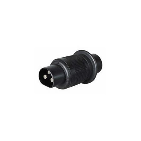 Plug Non-Reversable 3 Pin Plastic Bg1