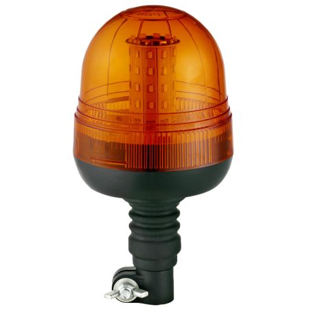 Beacon LED R10 12/24 volt Amber Flexi DIN Base Fixing Pk1