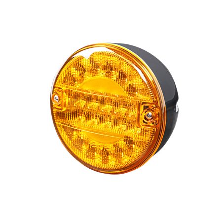 Indicator 140mm Round LED Lamp 12/24 volt Bx1