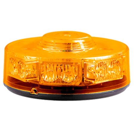 Beacon Ultra Low Profile LED R65 12/24v Amber Magnetic Base Bx1