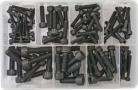 Assorted Socket Screws (cap screws), Black Metric