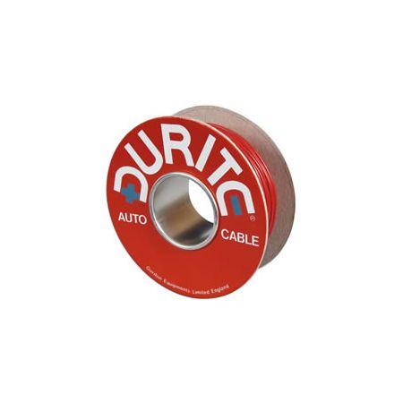 Cable Single 14/0.30mm Black/Green PVC 50M