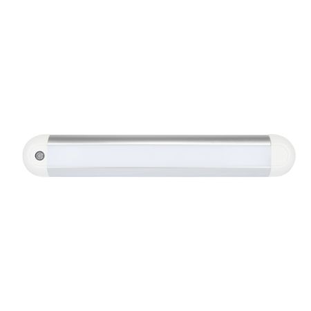 Roof Lamp, LED White IP67 12/24v ECE R10 , Touch Button Bx1