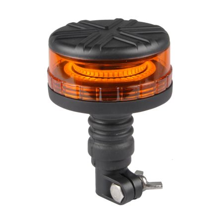 Beacon Low Profile LED R65 12/24 volt Amber Flexi DIN Fixing Bx1