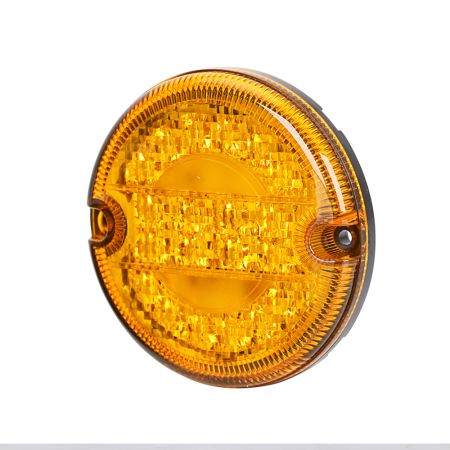 Indicator 95mm Round LED Lamp 12/24 volt Pk.1