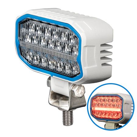 Worklamp LED 5inch W/ Aux Red Position 12/24 volt Bx1