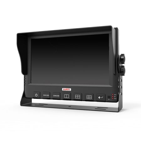CCTV 9" Monitor 6 Channel DVR Recorder with GPS & G Sensor. Bx1
