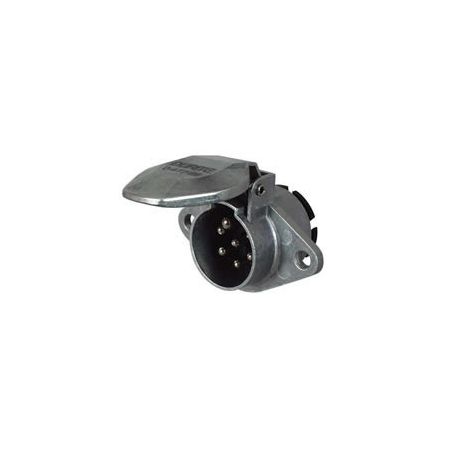Plug Trailer 7 Pin Aluminium 24N Bg1