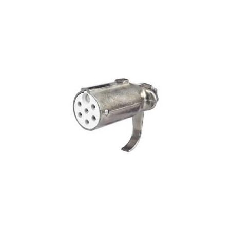 Socket Trailer 7 Pin Metal ISO 24S Bg1