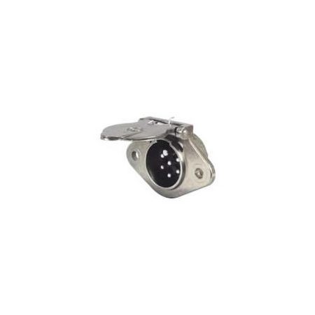 Plug Trailer 7 Pin Metal 24N Bg1