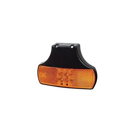 Lamp Side Marker Amber LED 12-24 volt with Bracket Bg1