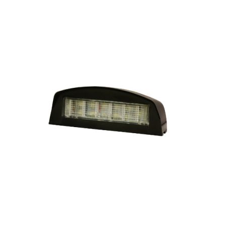 Lamp Number Plate LED 12/24 volt Black Bg1