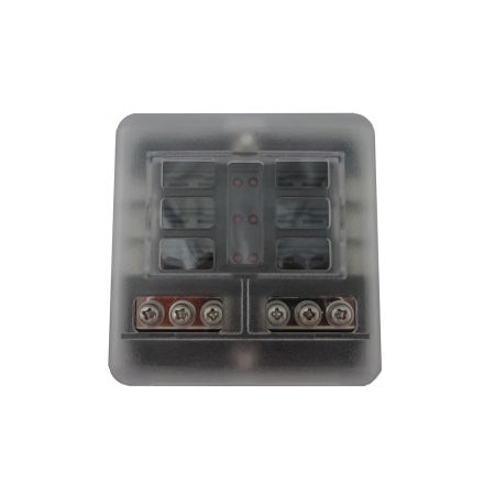 LED Fuse Box + Bus Bar 6 Way Bg1
