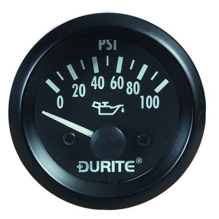 Oil Pressure Gauge with Sender 52mm 12 volt Bx1