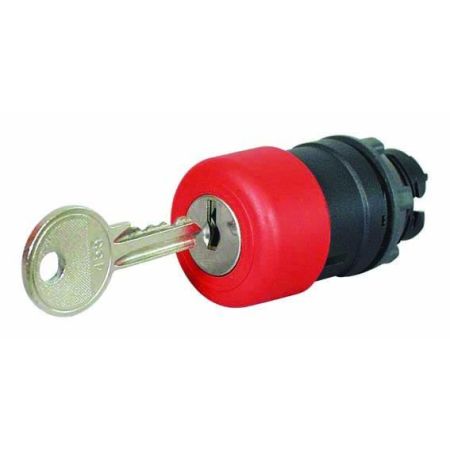 Push Button Latching with Key Release Red Bx1