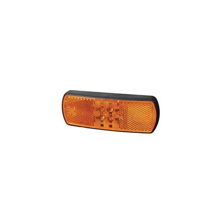 Lamp Side Marker LED Amber 12-24 volt with Wires Bg1