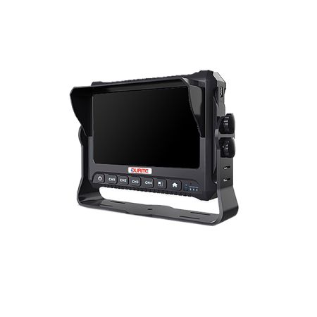 CCTV 7" Monitor 4 Channel DVR Recorder with GPS & G Sensor. Bx1