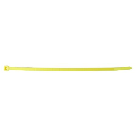 Cable Ties Nylon 200mmx 4.8mm Yellow Pk100