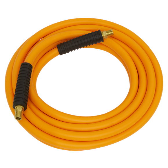 High-Visibility Hybrid Air Hose with 1/4"BSP Unions 20m x 8mm