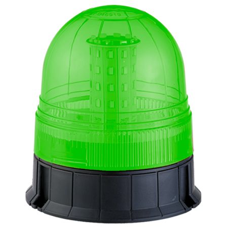 Beacon LED R10 12/24 volt Green Three Bolt Fixing Pk1