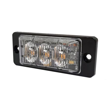 R65 LED Warning Light 3 Amber 12/24volt Bx1