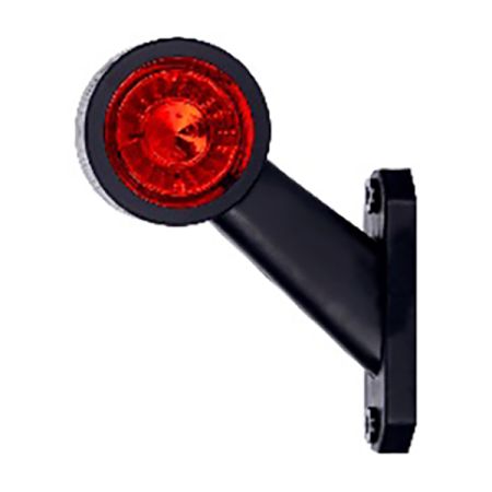 Lamp Outline Marker Red/White LED 12/24 volt LH Oblique Bg1