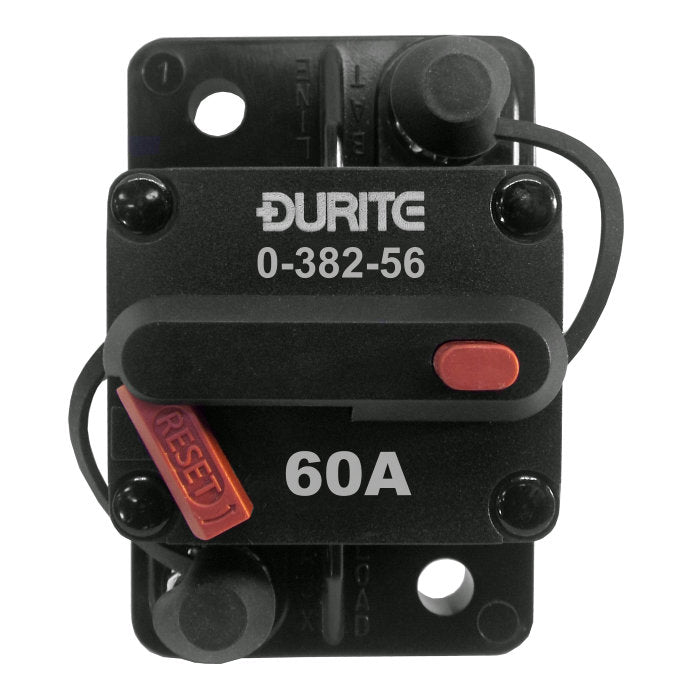 Circuit breaker Flush Mount 12/24 volt 60 amp Bg1