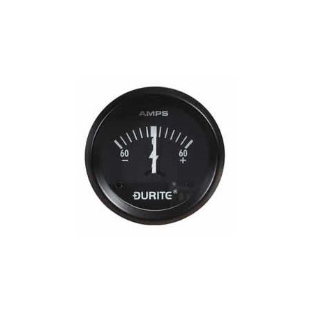 Ammeter Illuminated 52mm 60-0-60 amp Bx1