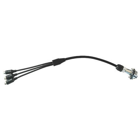 CCTV H/D 3 Way Retractable Cable Trailer Socket (Male) Bg1