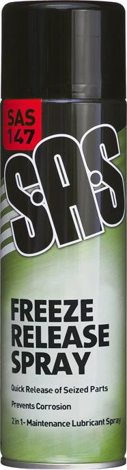 S.A.S Freeze Release Spray 500ml Aerosols PK6
