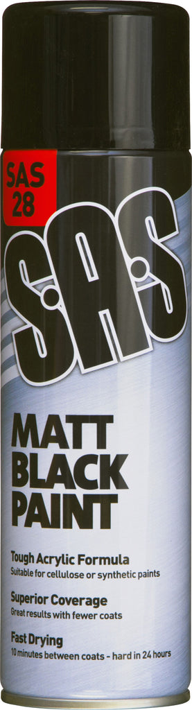 S.A.S Matt Black Paint PK6