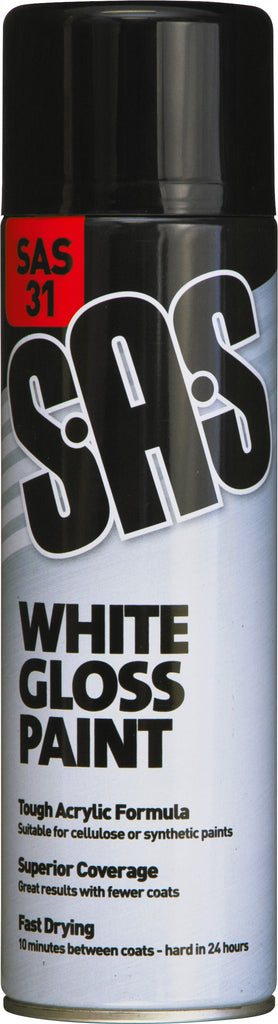 S.A.S White Gloss Paint PK6