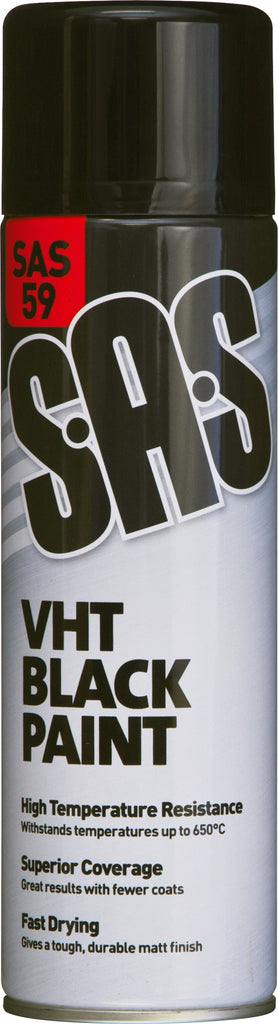 S.A.S VHT Black Paint PK6