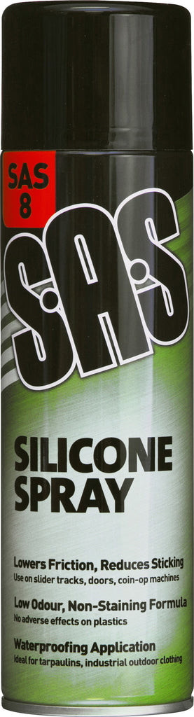 S.A.S Silicone Spray 500 ml Aerosols PK6
